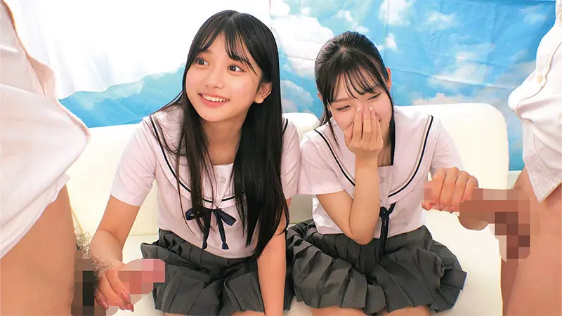 【北岡果林・宮城りえ】【目を奪われる美】制服の魅力の存在感に釘付け-2