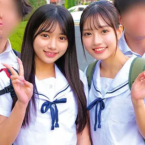 【北岡果林・宮城りえ】【目を奪われる美】制服の魅力の存在感に釘付け(orecz105)-表紙