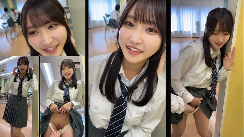 【依本しおり】【夢のようなビジュアル】瑞々しい女子校生な美しさに心が躍る-2