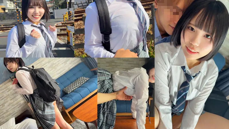 【すずめゆら】一度見たら忘れられない清楚で初々しい女子校生の中出し-1